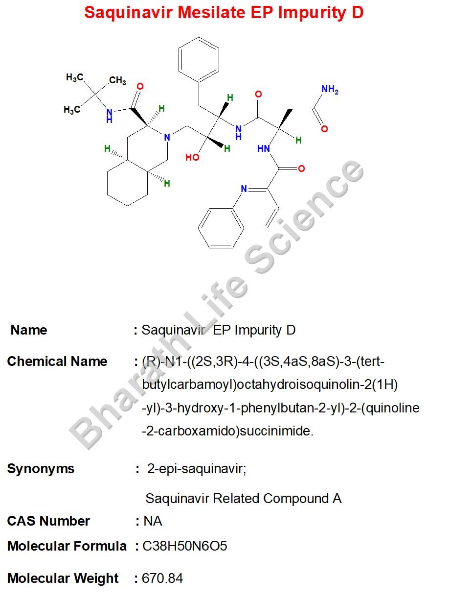 Saquinavir Mesilate EP Impurity D